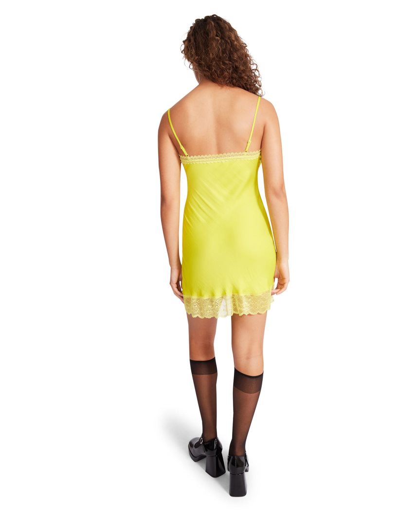 Yellow Steve Madden Veera Citron Women's Dress | PH 3164GYF